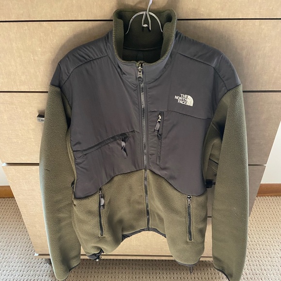 The North Face Other - North Face Denali Fleece Polartec mens jacket color New Taupe Green size L, EUC!